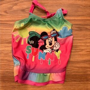 Vintage Disney Tie Dye Multicolour Swim Top